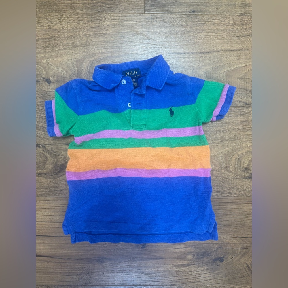 Boys Polo Ralph Lauren Striped Polo